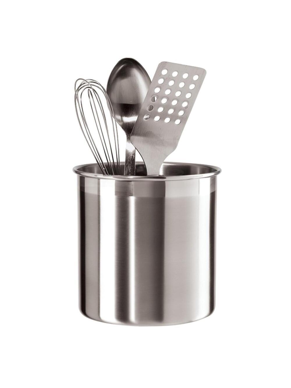 42$ Oggi 7" Jumbo Stainless Steel Utensil Holder Stainless Steel